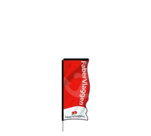 Beachflag rechthoekig small 70x168 cm