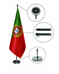 Ceremonie vlag EU met standaard - 100x150cm