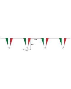 Italie wimpellijn/wimpels 20x30 / 5M