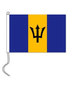 Tafelvlag Barbados 10x15 cm.