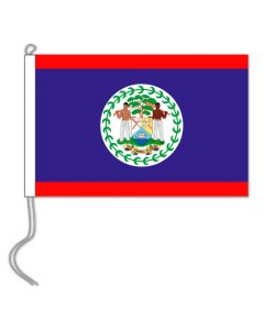 Tafelvlag Belize 10x15 cm.