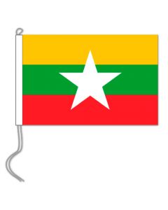 Tafelvlag Birma / Myanmar 10x15 cm
