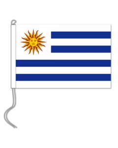 Tafelvlag Uruguay 10x15 cm