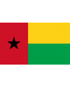 Vlag Guinee Bissau 100 x 150 glans
