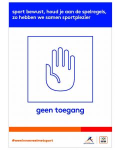NOC*NSF Sportprotocol 'geen toegang'