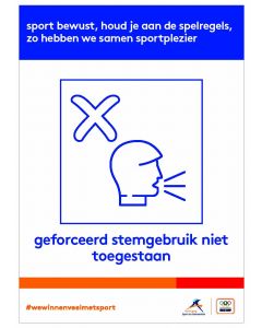 NOC*NSF Sportprotocol 'geforceerd stemgebruik niet toegestaan'