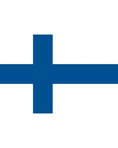 Vlag Finland - Glans