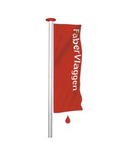 Banier 150x400cm - 1 PMS kleur
