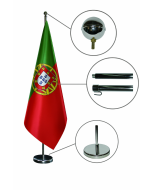 Ceremonie vlag EU met standaard - 100x150cm