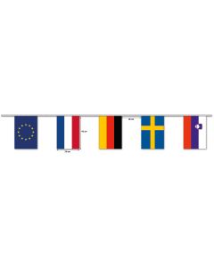 Europese wimpellijn 17 Mtr. 24 landen