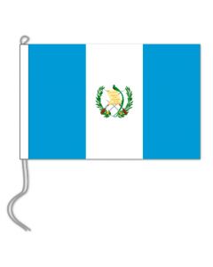 Tafelvlag Guatemala met wapen 10x15 cm
