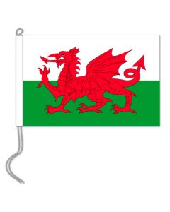 Tafelvlag Wales 10x15 cm
