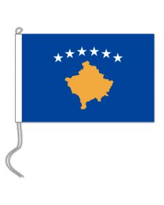 Tafelvlag Kosovo 10x15 cm.