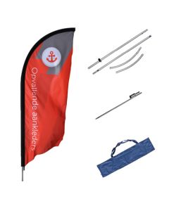 Beachflag Aventos Standaard model - complete set