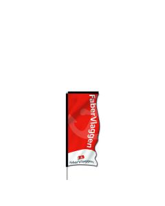 Beachflag rechthoekig small 70x168 cm