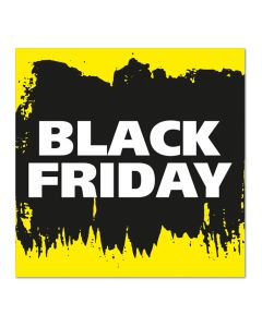 Black Friday raamsticker 50 x 50 cm