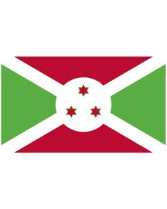 Vlag Burundi 150 x 250 glans