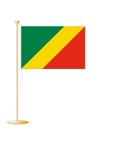 Tafelvlag Congo (Brazzaville) 10x15 cm