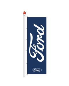 Banier FORD donkerblauw 150x450 cm