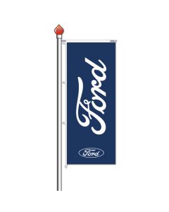 Banier FORD donkerblauw 120x300 cm met tunnel