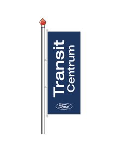 Banier FORD TRANSIT CENTRUM donkerblauw 120x300 cm