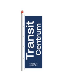 Banier FORD TRANSIT CENTRUM donkerblauw 150x450 cm