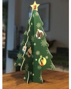 Kerstboom met eigen foto's