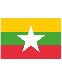 Vlag Birma / Myanmar 