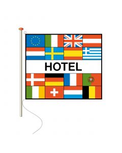 Vlag 16-EU landen Hotel 150x225 cm.