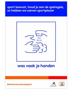 NOC*NSF Sportprotocol 'was vaak je handen'