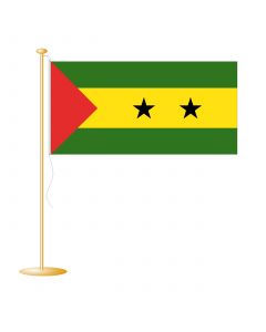 Tafelvlag Sao Tome 10x15 cm