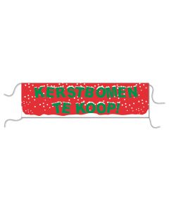 Spandoek kerstbomen te koop 