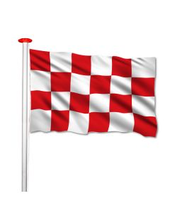 startvlag rood-wit geblokt 50x75