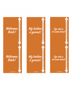 Loper 100x300 cm Welkom Terug assortiment