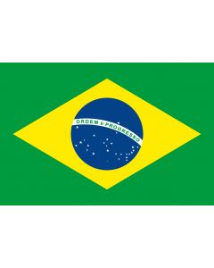 Vlag Brazilië - Glans
