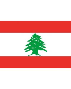 Vlag Libanon - Glans