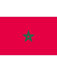 Vlag Marokko - Glans