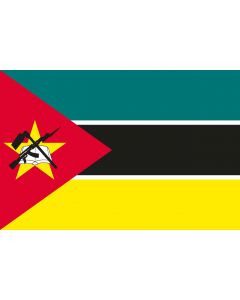 Vlag Mozambique - Glans
