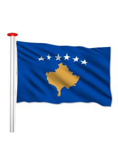 Vlag Kosovo 150x225 cm glans