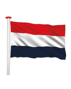 Vlag nederland donkerblauwe baan