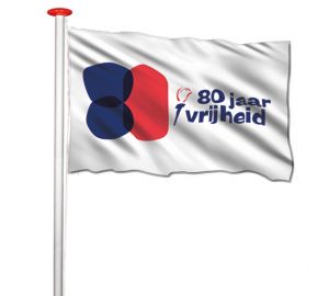 Vrijheidsvlag 80 jaar Vrijheid - Faber Vlaggen