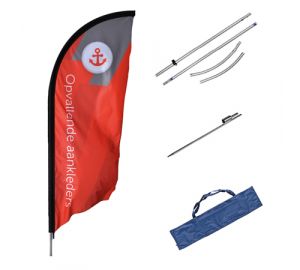 Beachflag Aventos Standaard model - complete set