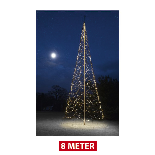 Vlaggenmast verlichting 8 meter